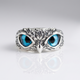 Elegant Owl Statement Ring