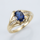 Gold and Blue Majesty Ring