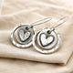 Bohemian Retro Heart Earrings