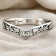 Classic Engraved Flower Ring