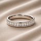 White Gold Sparkling Zirconia Ring