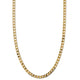 Flat Link Chain Necklace | Gold