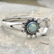 Sun Moon Opal Ring