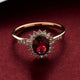 Empress Red Gold Ring