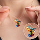 Hummingbird Crystal Necklace