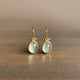 Timeless Green Moonstone Earrings