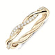 Double Accent Style Ring | Gold
