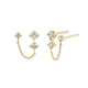 Esme Gold Dome Earrings