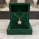 Amorea Pink Flower Necklace