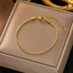 Braided Chain Bracelet | Gold