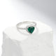 Delara Virenza Heart Zirconia Ring