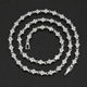 Classic Cluster White Gold Tennis Necklace
