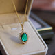 Isolde Maren Emerald Gold Necklace