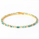 Natural Turquoise Bracelet | Gold