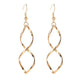 Spiral Drop Earrings | Gold