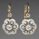 Retro Crystal Mandala Earrings