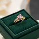 Petal Heart Garden Ring Set