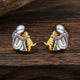 Two-Tone Hug Earrings