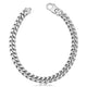 Estate Cuban Classic White Gold Bracelet