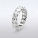 Oval Eternity Statement Ring