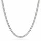 Flat Link White Gold Chain Necklace