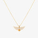 Flying Angel Wings Necklace | Gold