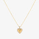 Butterfly Heart Necklace | Gold