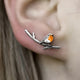 Cartoon Bird Earrings