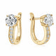 Huggie Vintage Gold Earrings