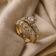 Vintage Sparkling Gold Ring