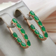 Classic Crystal Hoop Earrings