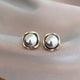 Luxe Black Pearl Stud Earrings
