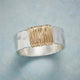 Lillian | Vintage Golden Threads Silver Ring