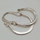 Lunar Halo Hoop Earrings