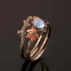 Vintage Nature Moonstone Ring