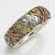 Vintage Sunflower Dragonfly Ring