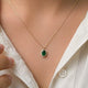 Petite Halo Statement Necklace