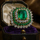 Crystalline Emerald Elegant Ring