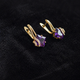 Zephira Crownlight Rose Gold Pave Earrings