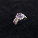 Amethyne Twilight Crown White Gold Ring
