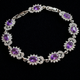 Iridessa Violetthorn White Gold Bracelet
