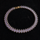 Amethyst Marquise Gold Tennis Bracelet