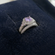 Valeria Promise White Gold Ring Set