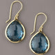 Retro Blue Crystal Drops