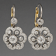 Vintage Crystal Mandala Earrings