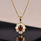Kavella Solcrimson Gold Necklace