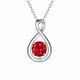Ruby Infinity White Gold Necklace
