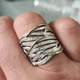 Twisted Layered Ring