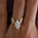 Marquise Cut Ring Set