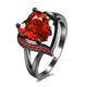 Calindra Rosethorne Black Finish Ring